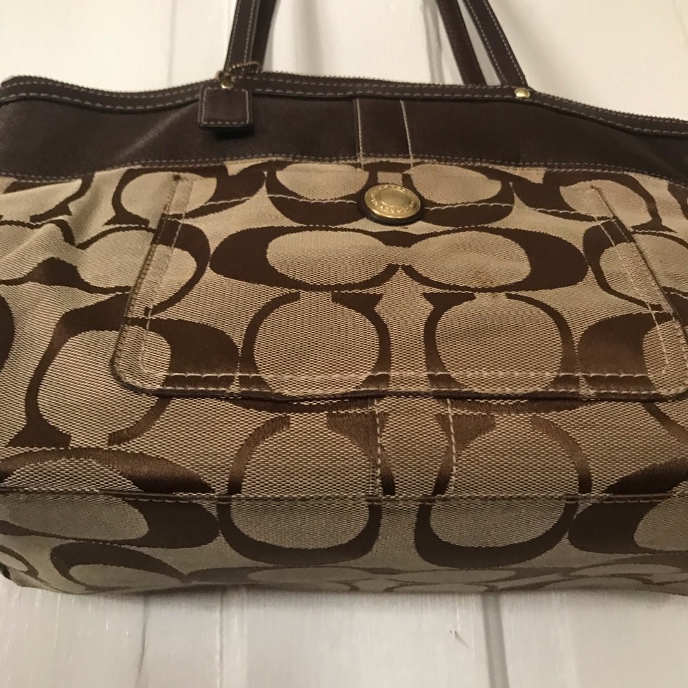 COACH satchel handbag - Picture 2 of 8